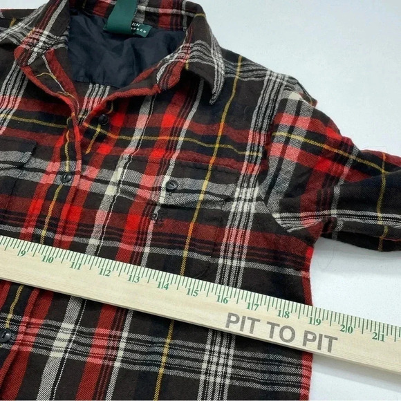 Lauren Ralph Lauren Womens Size M Wool Long Sleeve Button Down Shirt 0802 - Picture 6 of 8